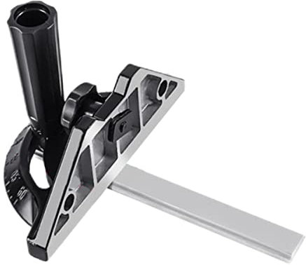 Medimiento de inglete ajustable Tabla de sierra de aluminio Mesa de aluminio Sierra Tabla para el desgaste de trineo Sierra Mitor de aserrada para sierra de mesa Negra, Mesa Mitor de mesa de mesa Cal