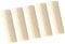 CORHAD 5pcs Plastic Mandolin Nut Slotted Nuts for Mandolin Parts Replacement Professional Tone Enhancement