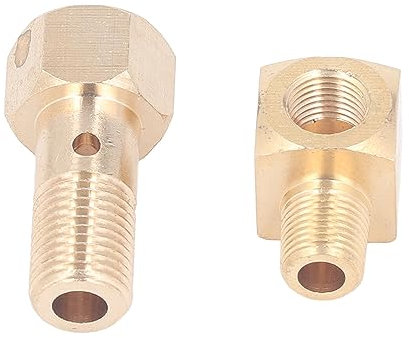 Fuel Pressure Gauge Banjo X 1.25in 1/8?27 NPT Fem to M 90 Degree Elbow Fitting A for CRX A Is to Compatible Fuel Setups Making with System Whether Upgrading Existing or