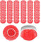 10pcs Red Smoke Detector Cover,Small Smoke Alarm Dust Cover Fire Alarm Dust Covers,Reusable Stretch Elastic Thickened Alarm Dust Cover Fire Alarm Cap for Home Kitchen Cooking Baking