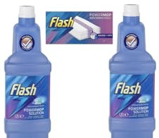 Flash powermop refils bundle - 2 x bottles + 1 x Pad - CITRUS scent