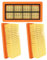 Estelife AD4 Flachfaltenfilter für Kärcher AD 4 AD 2 AD 3 Premium Vacuum Cleaner Battery AD2 AD3 AD4 AD3.200 AD3.000- und Trockensauger, Ersetzt 6.415-953.0