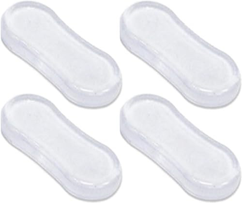 5Pcs Transparent Toilet Seat Bumper Set, Silicone Strong Adhesive Toilet Seats Lid Bumpers, Toilet Seat Buffers, Toilet Lid Rubber Pads for, Home Hotel and Hospital and Toilet Parts Toilet Seats