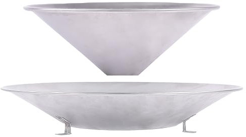 Outdoorchef Ersatzteil Edelstahl Trichter Set - Ersatz Trichter für 480 570er Gas Kugelgrill - Passend für alle Modelle - Ascona Montreux Geneva