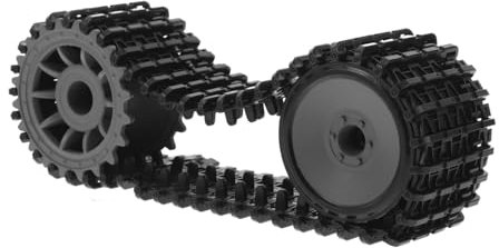 BESPORTBLE Toy Car Tracks Robot Car Crawler Tank Treads for Rc Tank Model Diy Project Accessories for Toy Wheels Building