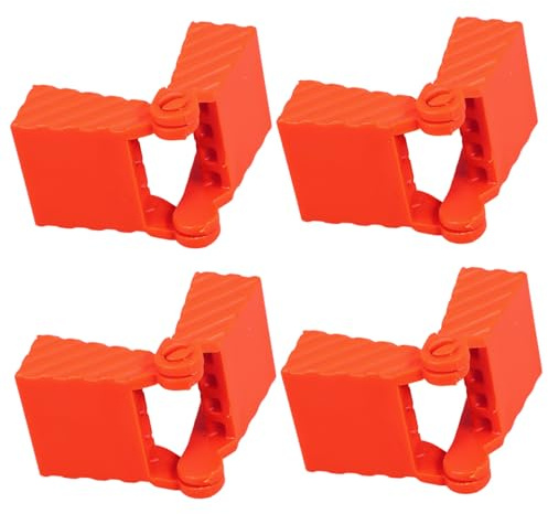 Homoyoyo 4pcs Woodworking Band Clamp Blocks Strap Clamps for Woodworking Ratchet Band Block for Crafting and DIY Projects