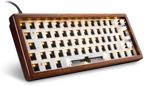 Sharkoon Skiller SGK50 S4 Wood Barebone, RGB Gaming Keyboard