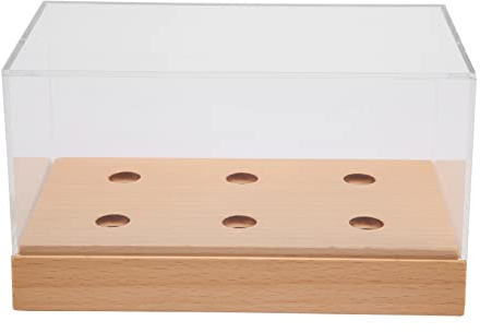 Xnuiasqe Vinyl Record Player Cover Storage Box Phono Stand Protection Dust Box