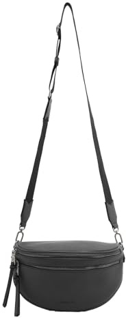 FREDsBRUDER Leder Umhängetasche Bestie Beltbag Dark Grey dunkelgrau