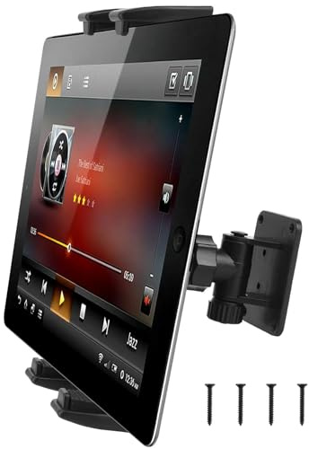Supporto da Parete per Tablet, Porta Tablet da Muro Girevole a 360°per Tutti Smartphone e tablet da 7-14 Pollici