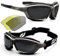 Daisan Sportbrille mit Wechselgläsern, Band und Windschutz