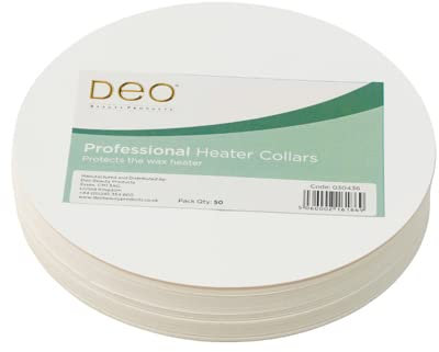 030436 - Deo Disposable Collars Wax Waxing Heater Kit 50 pieces White