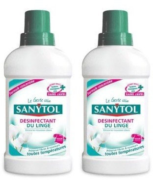 Sanytol - Désinfectant du Linge - 500 ml - lot de 2