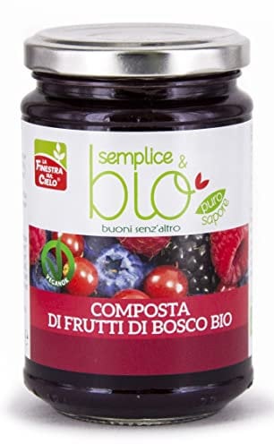Semplice&bio, Composta di frutti di bosco bio, 320g