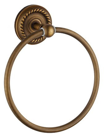 Weare Home Antike Handtuchhalter Ring ,Retro Handtuchhalter Messing, Vintage Handtuchring mit Bohren