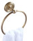 Weare Home Accessoires de salle de bain rétro, Anneau porte-serviette, Jaunes, Cuivre, Laiton, Bronze