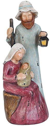 Clayre & Eef 6PR0837 Krippenfiguren Jesus Maria und Josef Ca. 20 cm