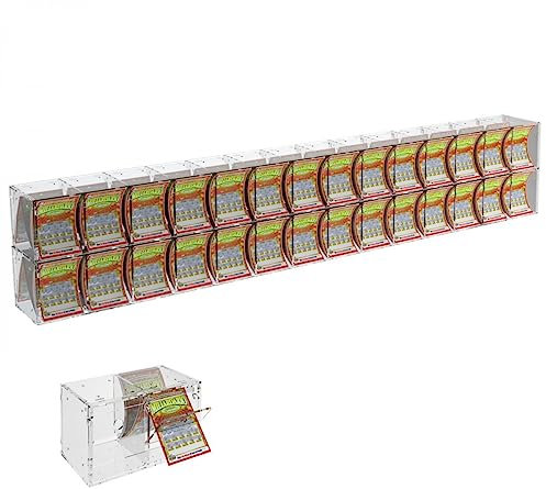 Avà srl Theke- oder Hängedisplay für Rubellose aus Plexiglas transparent mit 28 Fächer