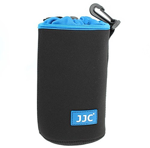 JJC NLP-15 Neopren-Objektivköcher (Objektivtasche, Lens Pouch) für 1 Wechselobjektiv oder anderes Zubehör 89 x 150 mm