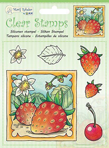 JEJE Strawberry Clear Stamps, transparent