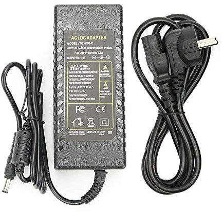 12V 8A Cargador Adaptador, Adaptador de Corriente de AC 100-240V a DC 12V,Fuente de Alimentación Transformador para Tiras LED,Cámara,LCD de TFT, Radio,Voltaje de 12V hasta máxima 96W