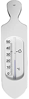 TFA 14.3018.02 Bade-Thermometer Kunststoff mit Griff, Messbereich 0° bis +50° weiß L 37 x B 11 x H 195 mm, weiß (1 Stück)