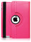 QINYUP Custodia flip per iPad 2 3 4 Smart Tablet Cover A1458 A1459 A1460 A1416 A1430 A1403 A1395 A1396 A1397360 Rotante Coque Hot_Rosa