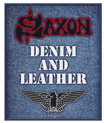 Saxon Denim & Leather Unisex Patch multicolor 100% Polyester Band-Merch, Bands