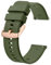 BISONSTRAP Uhrenarmband 20mm, Silikon Uhrenarmbänder mit Schnellverschluss für Männer Frauen (Armee Grün, Roségoldene Schnalle)