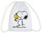 Spreadshirt Peanuts Snoopy Und Woodstock Turnbeutel, One size, Weiß