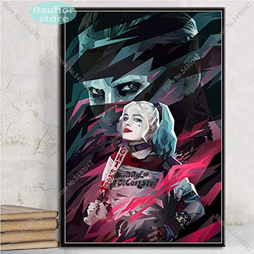 5D Diamond Painting Kits -s Sexy Harley Quinn Joker Suicide Squad 40x50cm,Diamond DIY Kits Bilder für Home Office Wanddekoration