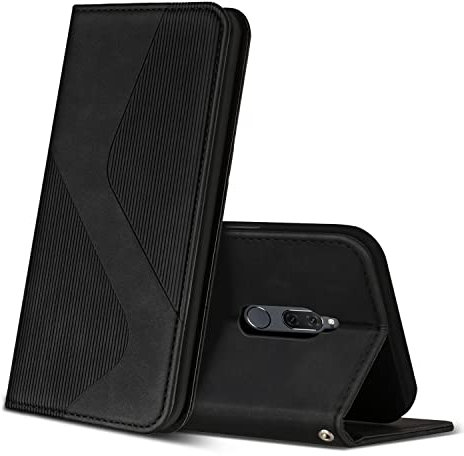 ZONNAVI Funda para Huawei Mate 10 Lite, Funda Libro de Cuero con Ranura para Tarjeta y Magnético, Wallet Flip Caso Cubierta Case Carcasa para Huawei Mate 10 Lite (Negro)