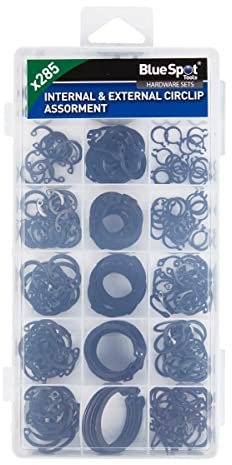 Blue Spot Tools - 285 PCE Assorted Internal and External Circlip Set