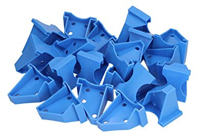 20-teiliger Bodenbelag-Abstandshalter, ABS-Bodeninstallationswerkzeug, Laminat-Bodenbelag-Werkzeug-Set, Abstands-Hartholz-Bodenbelag-Set Für Verbund-Vinylplanken, Blau