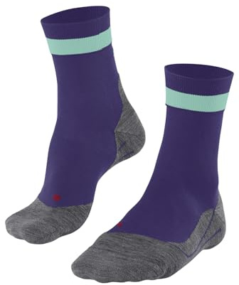 FALKE Damen Laufsocken RU4 Endurance W SO Baumwolle Funktionsmaterial antiblasen 1 Paar, Lila (Amethyst 8683), 35-36