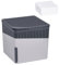 WENKO Raumentfeuchter Cube Set, Luftentfeuchter mit 2 x 1000 g Granulat-Block, 16,5x15,7x16,5 cm, Grau