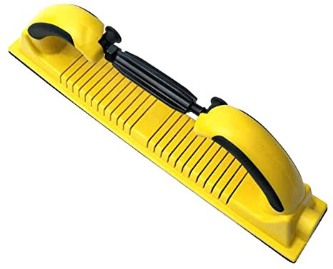 Samuliy Ponceuse Légère À Planche À Main | Accessoire D'outil De Ponçage Manuel avec Réglage Incurvé pour Meulage Mural - pour Le Meulage des Murs De Cire De Voiture