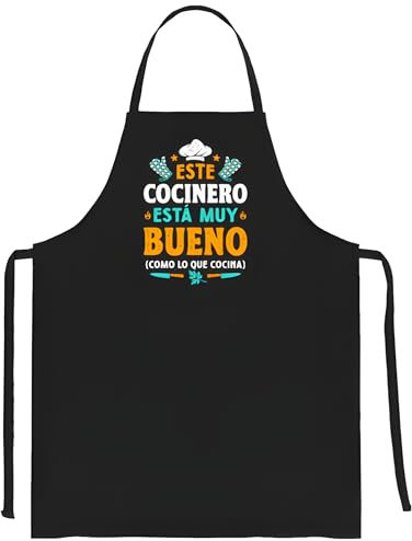 latostadora Delantal Regalo Papa Cumpleaños - Delantales Dia Padre Papa Cocinero Chef - Ideas Regalo Padres Super Papa Abuelo - Regalos Originales Hombre - Este Cocinero Está Muy Bueno