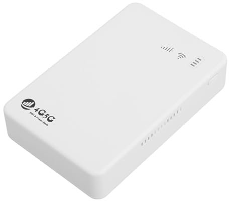 Hotspot mobile 4G LTE, 5G sbloccato 300Mbps ad alta velocità WiFi Hotspot mobile con slot per scheda SIM, batteria 10000 mAh, router modem WiFi portatile per supporto da viaggio 10 dispositivi