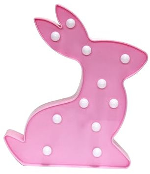 Veemoon Funny Nachtlampe Portable Tischlampe Im Niedlichen Hasen-design Dekorative Für Kinderzimmer Schlafzimmer Und Batterie Zufällige Farben