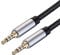 pencilupnose 3m 3.5mm TRRS Male to Male Aux Braided Cable Audio Mic Lead 4-Pole Lead Headphone Compatible with Xbox PS4 PS5 Laptop PC TV MP3 Car Aux Microphone Headset Earphone Speaker