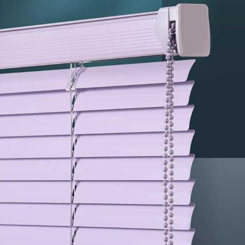 NIANXINN Aluminium-Jalousien,Jalousette mit Lamellen für Innen,Lila Horizontal Fensterjalousie,Sichtschutz,Lichtschutz,Tür Fenster Rollo,Anpassbar Farben Größe,Breite x Höhe (110cm x 150cm)