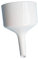 OUNONA Embudo Buchner De Embudo De Boca Ancha Apto Para Lavavajillas Para Trasvase De Líquidos Ingredientes Secos y Polvo Color Blanco