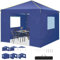 COBIZI Faltpavillon 3X3, Pavillon 3x3m Wasserdicht Stabil Winterfest, Faltbar Partyzelt mit 4 Seitenwänden Pop up Gartenpavillon Anti-UV für, Freien, Faltbar Gartenzelt, Marineblau