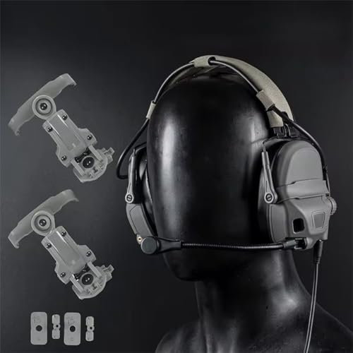 TS TAC-SKY CS Gaming-Kommunikations-Headset, Kein Tonabnehmer Und Headset Mit Geräuschunterdrückung, Links Und Rechts Umschaltbares Mikrofon, Silikon-Ohrmuscheln(HD-14-A-WG)