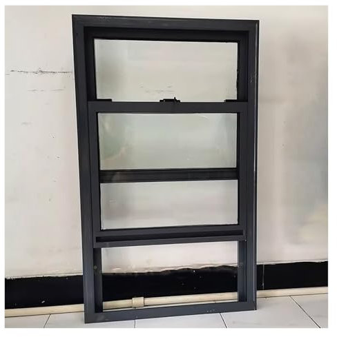 Finestre finestra scorrevoli Finestre per pollai con zanzariere, Verticale Finestra scorrevole per capannone, Alluminio nero Casa Ventilazione Finestre di sostituzione, per il bagno Cucina Casa da gio
