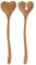 BUTLERS Salatbesteck-Set ACACIA Herz 2-teilig
