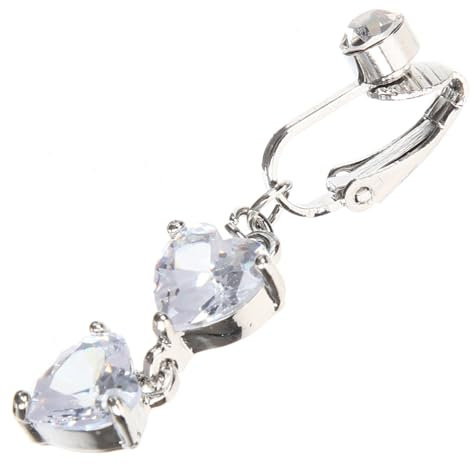 Holibanna Anneaux De Nombril Avec Zircon Bijoux De Piercing Au Nombril Pour Femmes