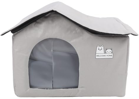 Haofy Haustierkühlhaus Tragbare Hundekühlungsmatte Klimaanlage Hundehaus für Katzen und Hunde mit Abnehmbarem Design für Gartenharten Im Freien