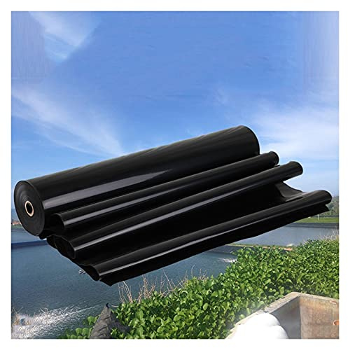 LWJQRSP Pond Liners, Preformed Pond Liner Cloth Waterproof Tarpaulin Cover Sheet Tear-Resistant Anti-Seepage Pond Liner Underlay, 0.22mm Thick (7x7m/22.96x22.96ft)